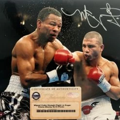 Iconsofboxing.com BOXING MEMORABILIA Miguel Cotto Autographed 8 X 10 Steiner Certified Boxing Photo