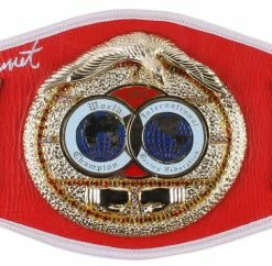 Iconsofboxing.com Mike Tyson Signed IBF Heavyweight Championship Belt Inscribed "Baddest Man On The Planet" BOXING MEMORABILIA
