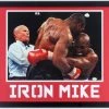 Iconsofboxing.com BOXING MEMORABILIA Mike Tyson Signed Iron Mike 22x26 Framed Display With Evander Holyfield (JSA COA)