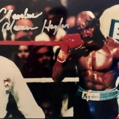 Iconsofboxing.com Marvelous Marvin Hagler Boxing Middleweight Champ SIGNED 8x10 Photo