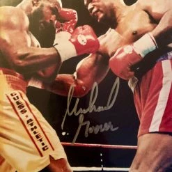 Iconsofboxing.com BOXING MEMORABILIA Michael Moore Signed Autographed 8x10 Boxing Photo Vs Foreman