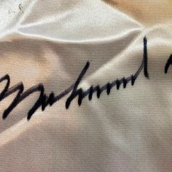 Iconsofboxing.com BOXING MEMORABILIA Muhammad Ali Autographed Everlast Autographed Boxing Rare Trunks