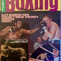 Iconsofboxing.com TOP FIGHTERS Muhammad Ali Signed Vintage Autographed International Boxing 1975 Magazine