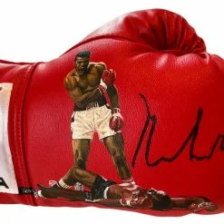 Iconsofboxing.com BOXING MEMORABILIA Muhammad Ali Autographed And Painted Everlast Boxing Glov, JSA Cert