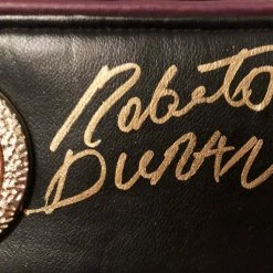 Iconsofboxing.com Roberto Duran Hands Of Stone Autographed WBA Championship Full Size Belt TOP FIGHTERS