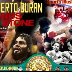 Iconsofboxing.com Roberto Duran Hands Of Stone Autographed WBC Championship Full Size Belt