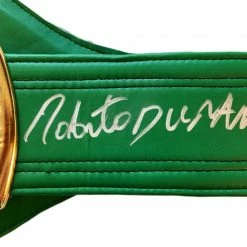 Iconsofboxing.com Roberto Duran Hands Of Stone Autographed WBC Championship Full Size Belt