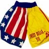Iconsofboxing.com Rocky Or Creed Hand Made Boxing Trunks Along With One Side For Drago To Get Signed