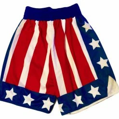 Iconsofboxing.com BOXING MEMORABILIA Rocky Or Creed Hand Made Boxing Trunks To Get Signed
