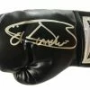 Iconsofboxing.com Saul Canelo Alvarez Signed Black Everlast Boxing Glove In Silver