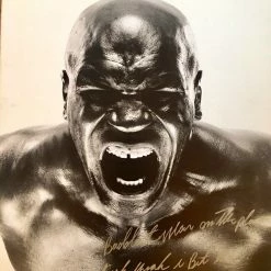 Iconsofboxing.com Mike Tyson Signed Custom Size Photo Autographed With Extra Inscriptions