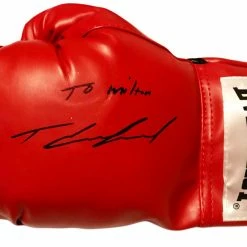 Iconsofboxing.com BOXING MEMORABILIA Terence Crawford Autographed Red Everlast Boxing Glove