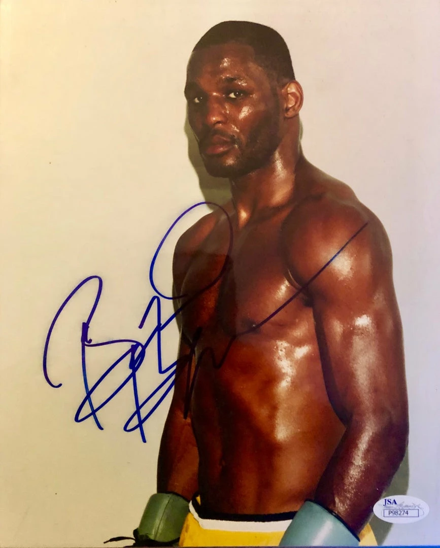 Iconsofboxing.com "The Executioner" Bernard Hopkins Hand Signed 8x10 Color Photo JSA COA BOXING MEMORABILIA