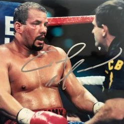 Iconsofboxing.com TOP FIGHTERS Tommy "The Duke" Morrison Signed Autographed 8x10 Boxing Photo