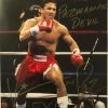 Iconsofboxing.com TOP FIGHTERS Vinny Paz Pazienza Signed In Gold A Autographed 8X10 Photo 5X World Champ