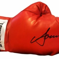 Iconsofboxing.com Vasyl Lomachenko New Rare Autographed Everlast Red Boxing Glove In Black Signature TOP FIGHTERS