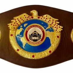 Iconsofboxing.com TOP FIGHTERS Vasyl Lomachenko Autographed Championship Boxing WBO Belt In Gold Signature