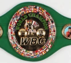 Iconsofboxing.com George Foreman Signed Full-Size WBC Heavyweight Championship Belt (JSA COA & Foreman Hologram)
