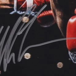 Iconsofboxing.com BOXING MEMORABILIA Mike Tyson Signed In Silver Autograph Size 16x20 Photo (JSA COA)