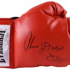 Iconsofboxing.com Thomas "Hitman" Hearns Signed Everlast Boxing Glove Inscribed "H.O.F 2012" (JSA COA)