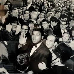 Iconsofboxing.com BOXING MEMORABILIA Muhammad Ali Signed Rare One In A Million 30 X 45 Size B/W Photo Ali Co. Cert LE