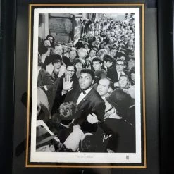 Iconsofboxing.com Muhammad Ali Signed Rare "One In A Million" 30 X 45 Size B/W Photo Ali Co. Cert LE