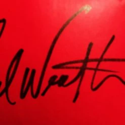 Iconsofboxing.com Carl Weathers Autographed Rare U.K Boxing Glove Inscribed "Apollo Creed"