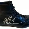 Iconsofboxing.com Mike Tyson Autographed Rare Black Custom Made Boxing Boot JSA Certified