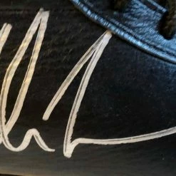 Iconsofboxing.com Mike Tyson Autographed Rare Black Custom Made Boxing Boot JSA Certified