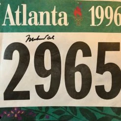 Iconsofboxing.com BOXING MEMORABILIA Muhammad Ali Signed Vintage Autographed Original Olympic Games Rare Tag