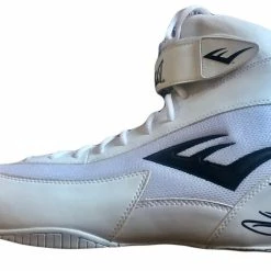 Iconsofboxing.com Tommy "Hitman" Hearns Signed Everlast Boxing Boots Rare With Photo Proof BOXING MEMORABILIA
