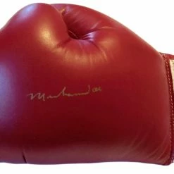 Iconsofboxing.com Muhammad Ali Autographed Vintage Boxing Glove With Gold Signature Rare!