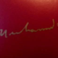 Iconsofboxing.com Muhammad Ali Autographed Vintage Boxing Glove With Gold Signature Rare!