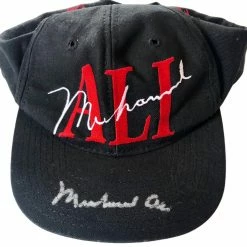 Iconsofboxing.com BOXING MEMORABILIA Muhammad Ali Signed Autographed Ali Cap Or Hat Pre-PSA Auction Letter