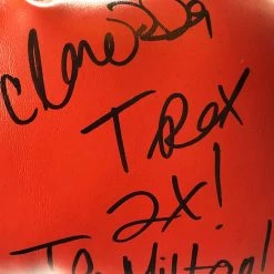 Iconsofboxing.com Claressa "T-Rex" Shields Autographed Everlast Boxing Glove Signed In Black Marker