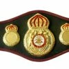 Iconsofboxing.com WBA Championship Boxing Belt Mini Size Hand Custom Made, Unsigned With Fur In Back