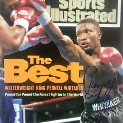 Iconsofboxing.com BOXING MEMORABILIA Pernell Whitaker Signed 8x10 Photo Of The Champ On Cover Of Sports Illustrated