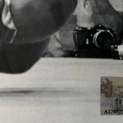 Iconsofboxing.com Muhammad Ali Over Sonny Liston Autographed 16x20 Size Photo In Black And White Ali Co. BOXING MEMORABILIA