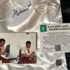 Iconsofboxing.com Muhammad Ali Rare Autographed Signed Everlast Boxing Rare Custom Trunks SSG CERT BOXING MEMORABILIA