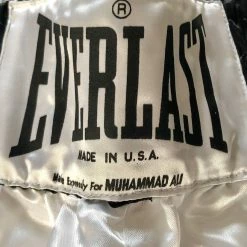 Iconsofboxing.com Muhammad Ali Rare Autographed Signed Everlast Boxing Rare Custom Trunks SSG CERT BOXING MEMORABILIA