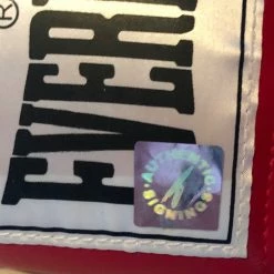 Iconsofboxing.com Lennox Lewis Autographed Everlast Red Boxing Glove ASI Certified