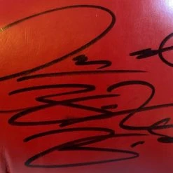 Iconsofboxing.com Deontay Wilder Red Everlast Huge Signed Autographed Boxing Glove In Black Marker JSA TOP FIGHTERS