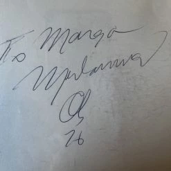 Iconsofboxing.com BOXING MEMORABILIA Muhammad Ali Deluxe Protected Autographed Cut And Hand Written Inscription JSA