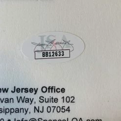 Iconsofboxing.com Muhammad Ali Deluxe Protected Autographed Cut And Hand Written Inscription JSA