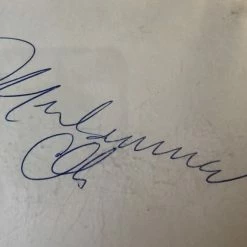 Iconsofboxing.com Muhammad Ali Deluxe Protected Autographed Cut And Hand Written Inscription JSA BOXING MEMORABILIA