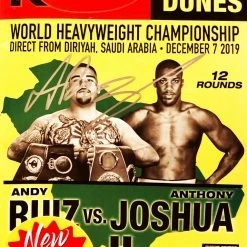 Iconsofboxing.com Andy Ruiz Jr. Signed Championship Fight Ring Magazine