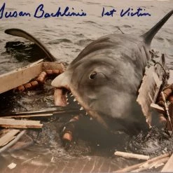 Iconsofboxing.com JAWS 1st Victim Autographed 8x10 Photo With Boat Attack In Shark JAWS