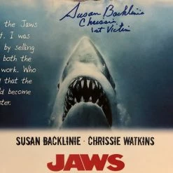 Iconsofboxing.com JAWS Susan Backlinie Autographed Limited Edition Custom