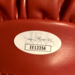 Iconsofboxing.com Vasyl Lomachenko Full Autographed Everlast Red Boxing Glove In Black Signature TOP FIGHTERS