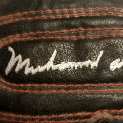 Iconsofboxing.com Muhammad Ali Autographed Black Everlast Old Vintage Boxing Gloves, Rare!